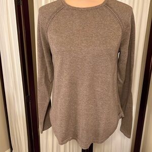 Kim Rogers Brown long sleeve sweater size small